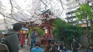 秋葉神社の風景